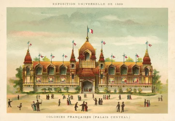 French Colonies (Central Palace), Exposition Universelle 1889, Paris